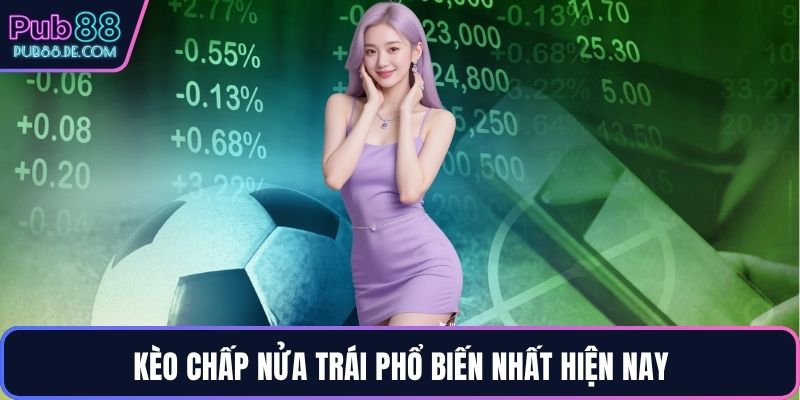 Kèo chấp nửa trái phổ biến nhất hiện nay