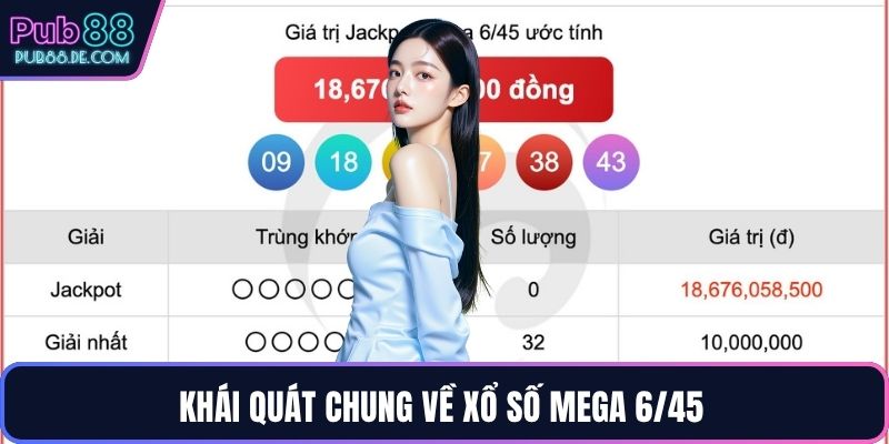 Khái quát chung về xổ số Mega 6/45 